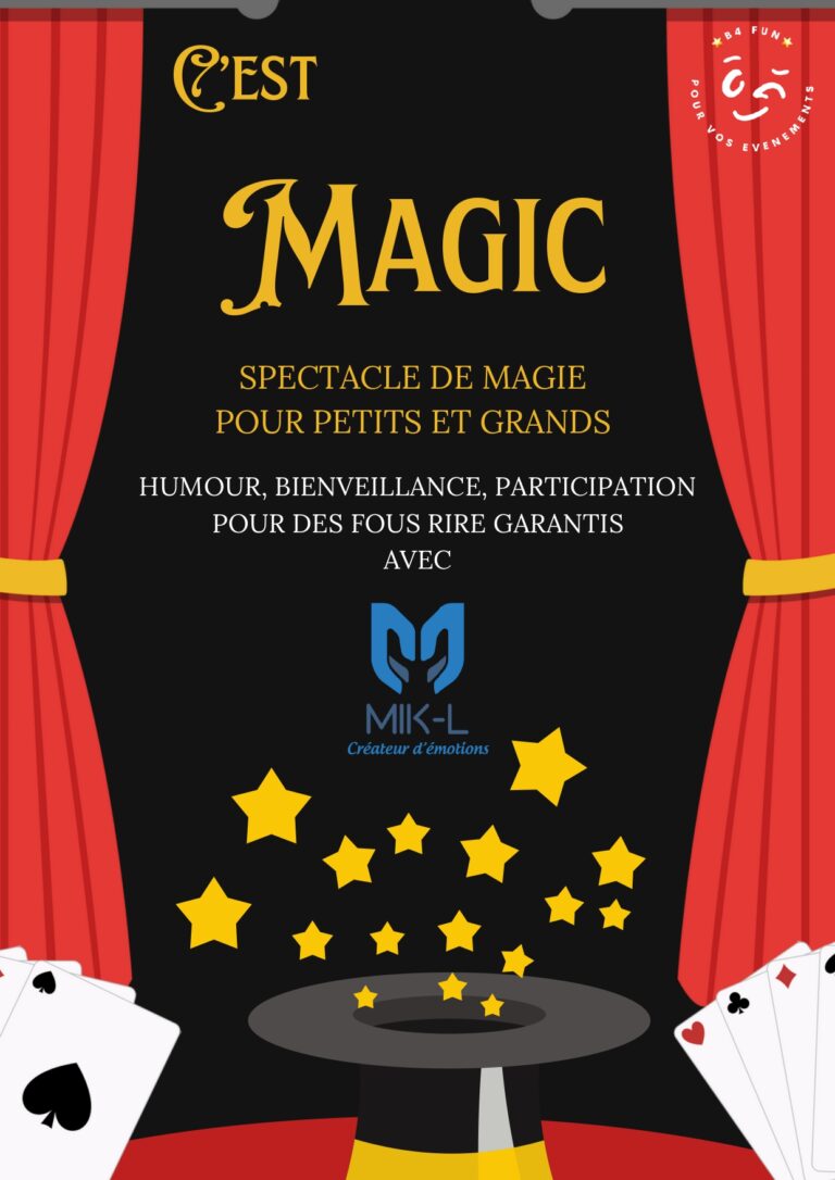 Affiche du spectacle C&rsquo;est magic à la Comédie de Metz