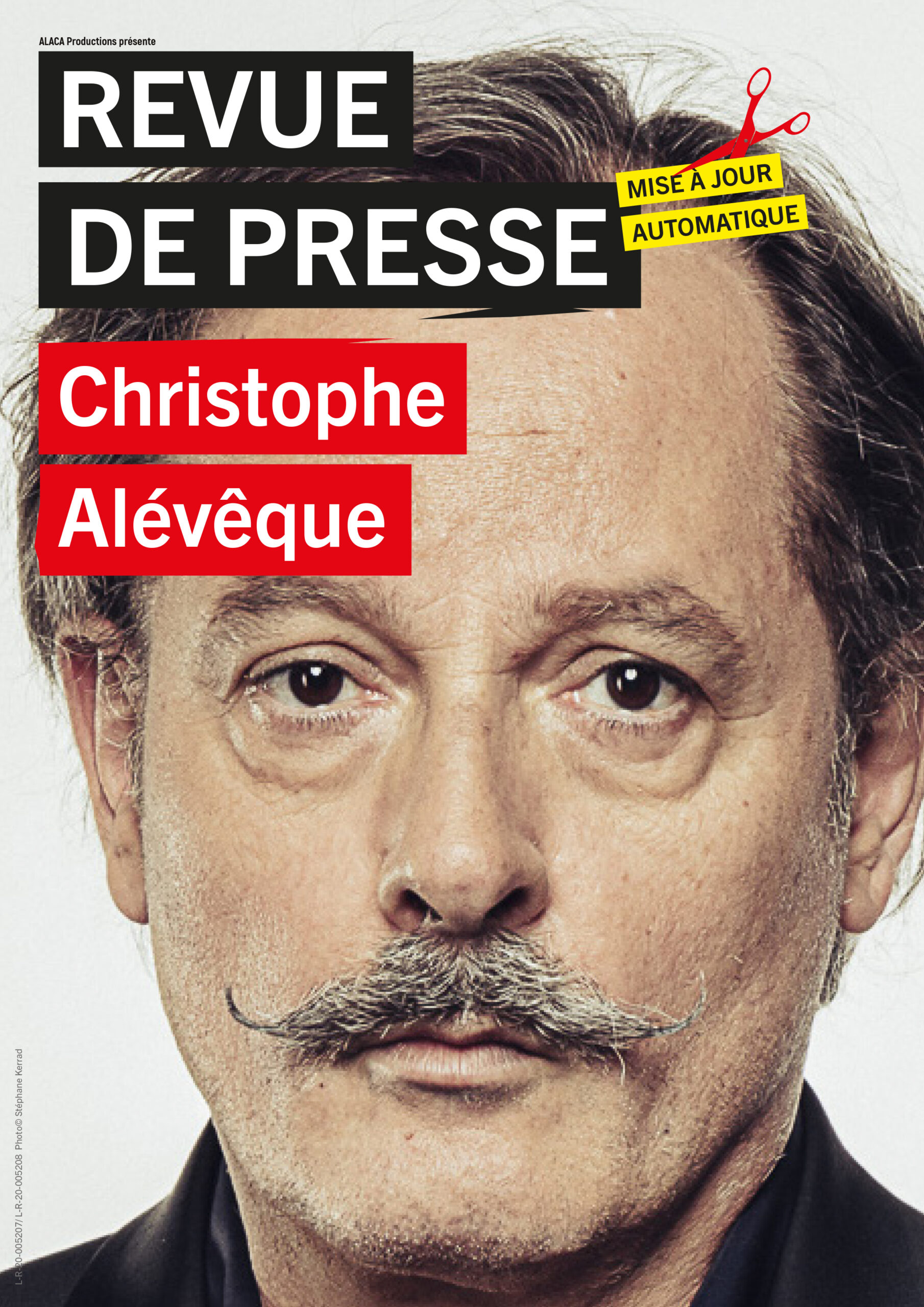 Affiche du spectacle Christophe Alévêque dans Revue de Presse — Comédie de Metz