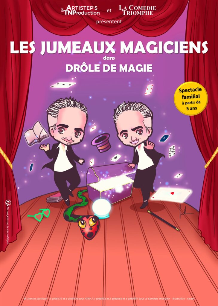 Affiche du spectacle Drôle de magie à la Comédie de Metz