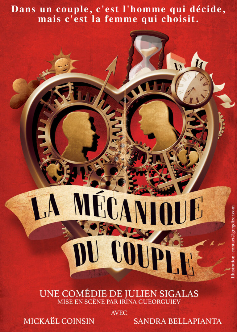 Affiche du spectacle La mécanique du couple à la Comédie de Metz