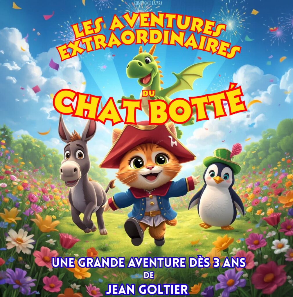 Affiche du spectacle Les Aventures du Chat Botté à la Comédie de Metz