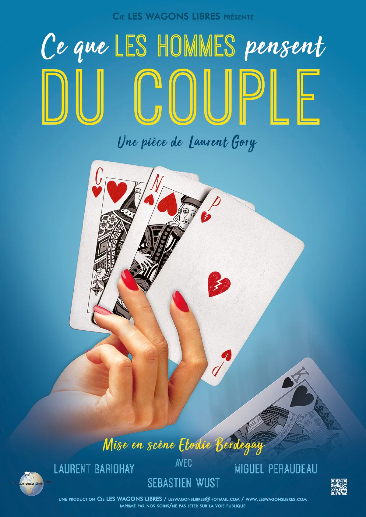 Affiche du spectacle Ce que les hommes pensent du couple à la Comédie de Metz