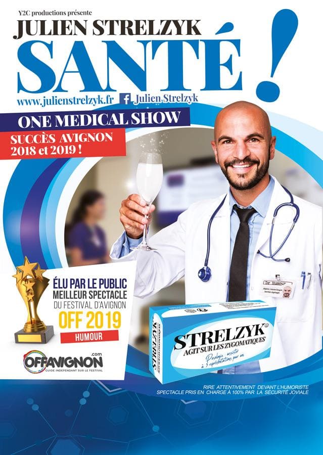 Affiche du spectacle Julien Strelzyk dans Santé ! à la Comédie de Metz