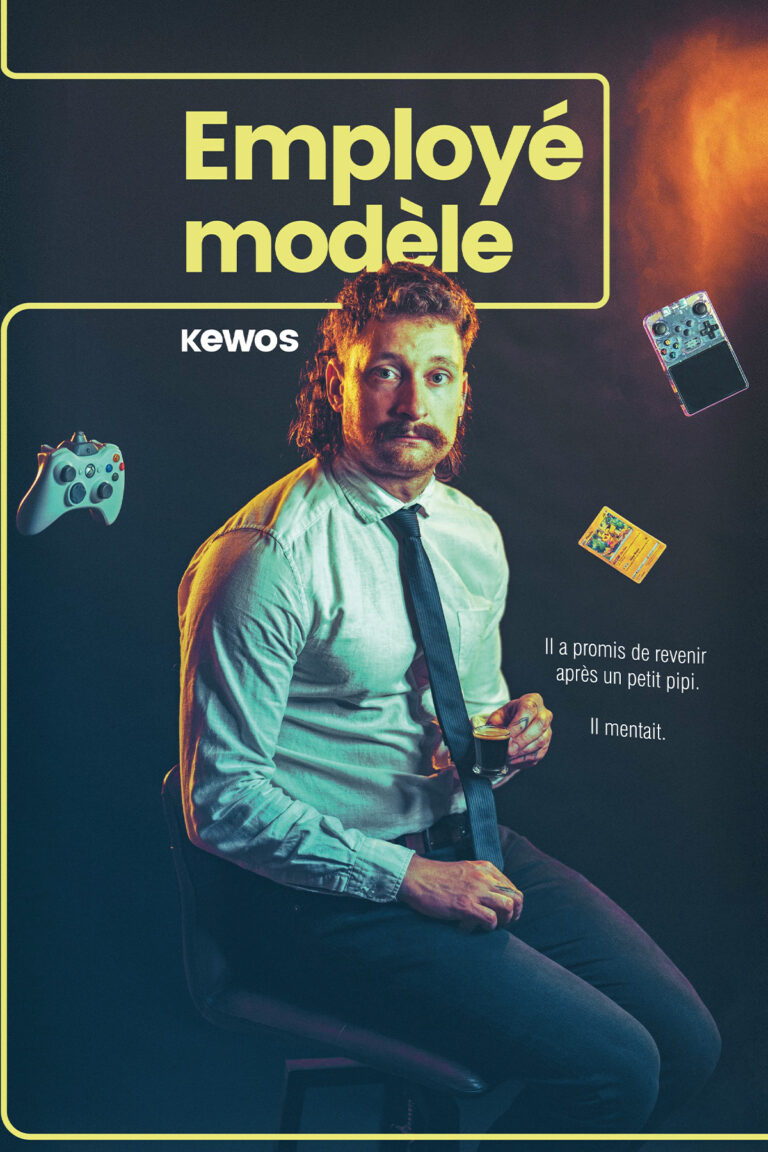 Affiche du spectacle Kewos dans Employé Modèle à la Comédie de Metz