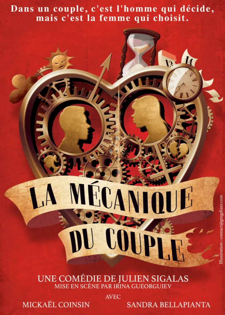 Affiche du spectacle La mécanique du couple à la Comédie de Metz