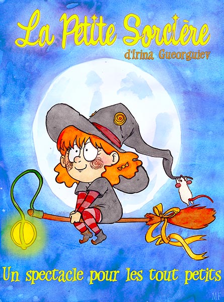 Affiche du spectacle La petite sorcière à la Comédie de Metz
