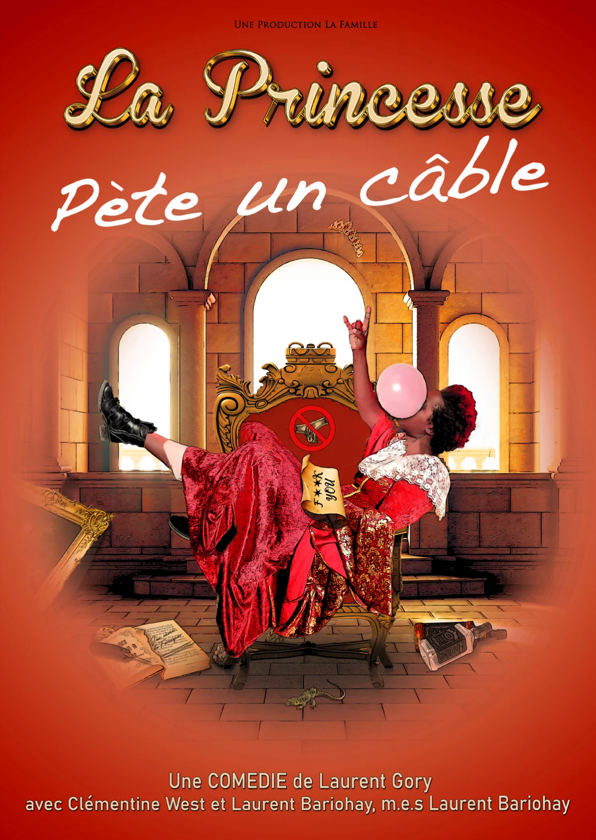 Affiche La Princesse Pète un Câble