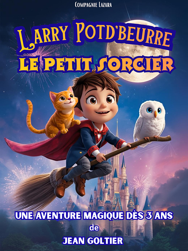 Affiche du spectacle Larry Potd'beurre, le petit sorcier — Comédie de Metz