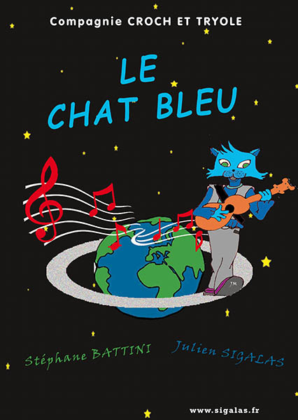 Affiche du spectacle Le chat bleu à la Comédie de Metz