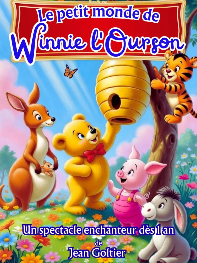 Affiche du spectacle Le petit monde de Winnie l&rsquo;Ourson à la Comédie de Metz