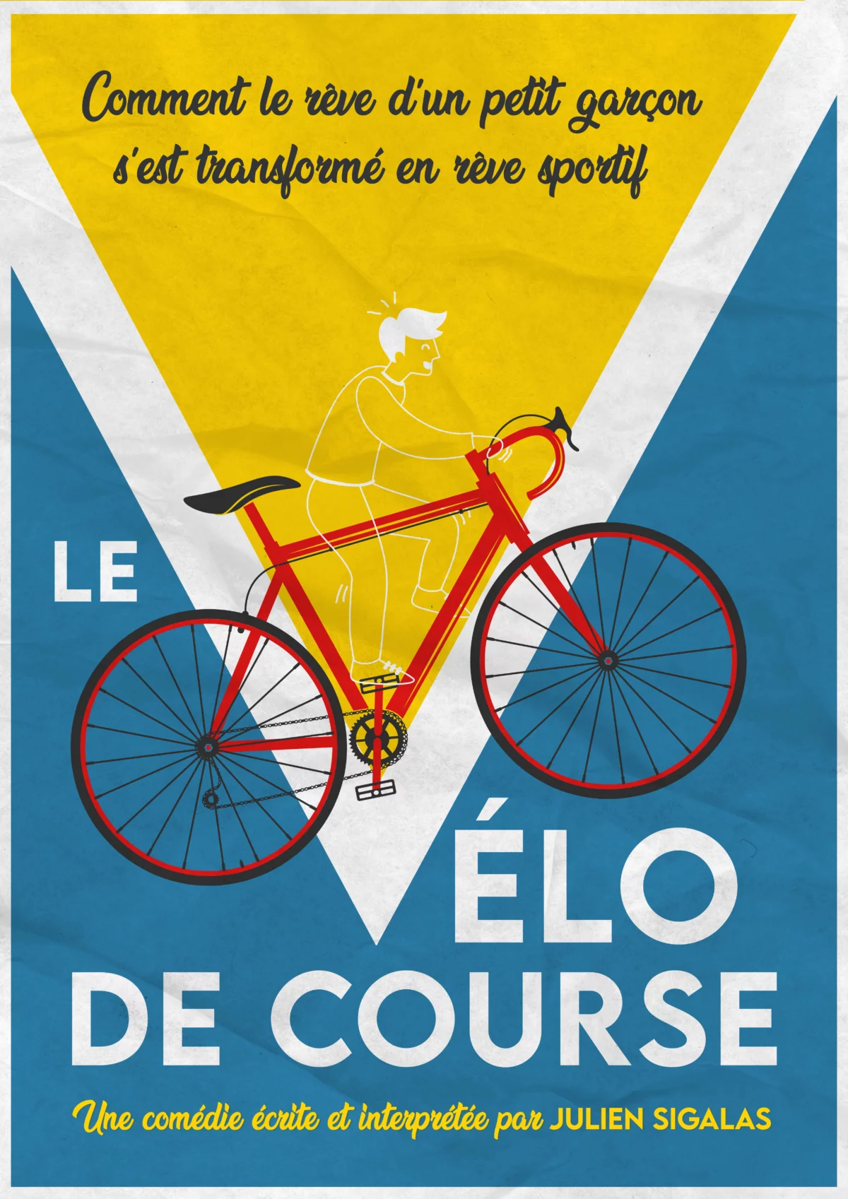 Affiche Le Vélo de Course