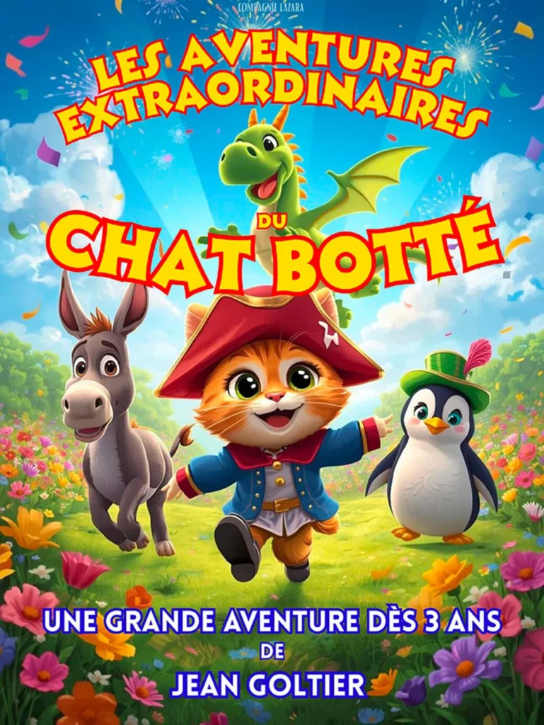 Affiche du spectacle Les Aventures du Chat Botté à la Comédie de Metz
