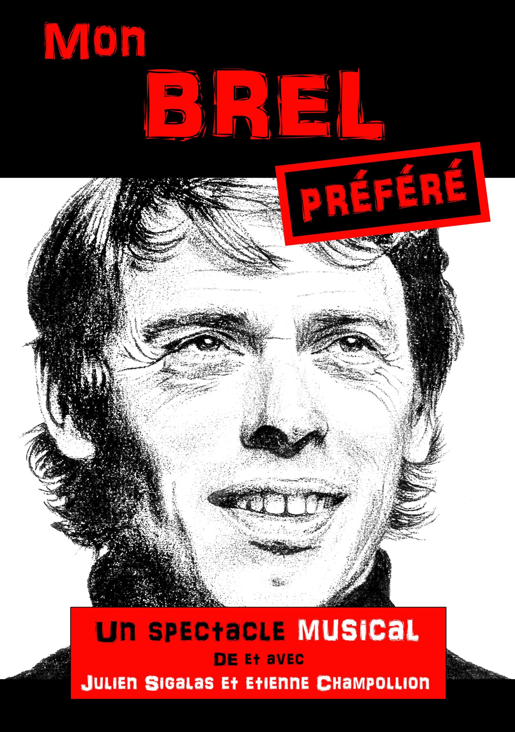 Affiche du spectacle Mon Brel préféré — Comédie de Metz