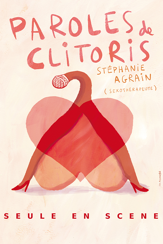 Affiche du spectacle Paroles de clitoris à la Comédie de Metz