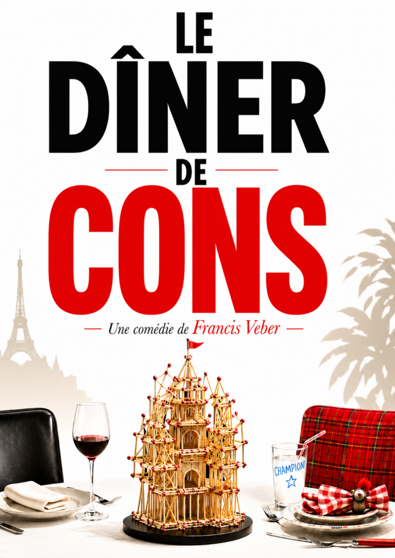 Affiche du spectacle Le dîner de cons à la Comédie de Metz
