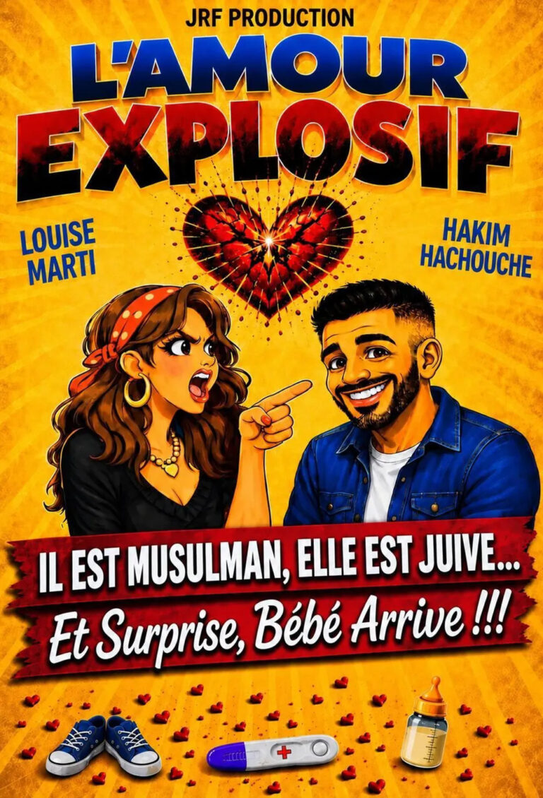 Affiche du spectacle L&rsquo;amour explosif à la Comédie de Metz