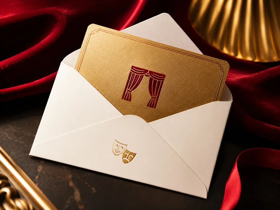 Carte cadeau spectacle dans son enveloppe — Comédie de Metz